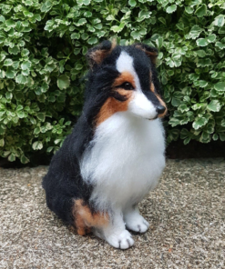 Shetland Sheepdog Needle Felted Dog Pet Portrait | Sheltie