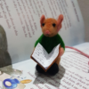 Cute Needle Felted Mouse Bookmark | Book Lovers Gift Idea