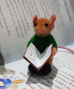 Cute Needle Felted Mouse Bookmark | Book Lovers Gift Idea