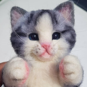 Needle Felted Cats