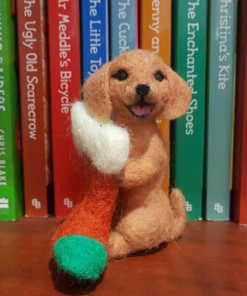 Needle Felted Puppy, Dog Portrait | gift for dog lovers 