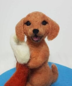 Needle Felted Puppy, Dog Portrait | gift for dog lovers 