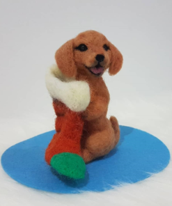 Needle Felted Puppy, Dog Portrait | gift for dog lovers