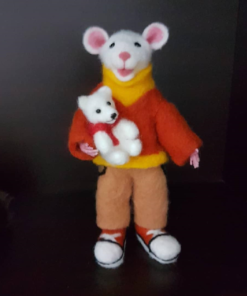Needle Felted Hamster, Wool Felted Mouse | Animal Lover Gift