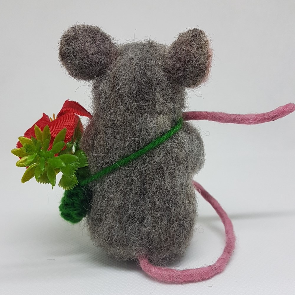 Cute Needle Felted Mouse | Needle Felted Animals