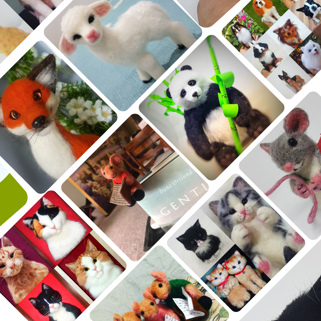 Needle felting creations