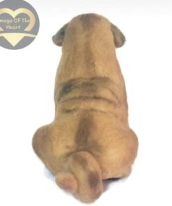 Mini Pug Needle Felted Dog Portrait | Gift for dog lovers