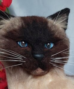 Needle Felted Siamese Cat |Customer Pet Portrait 17 20220926 094358