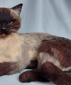 Needle Felted Siamese Cat |Customer Pet Portrait 14 20220926 094733
