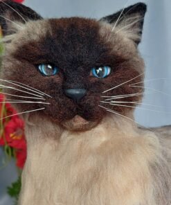 Needle Felted Siamese Cat |Customer Pet Portrait 12 20220926 094814