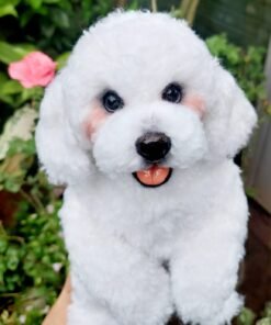 Needle felted dog