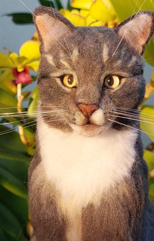 Needle Felted Cat