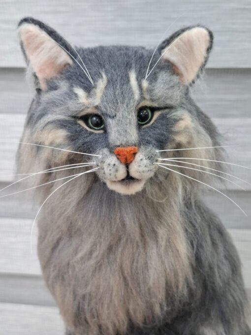 Needle Felted  Cat |Customer Pet Portrait - Image 2