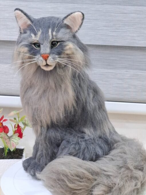 Needle Felted  Cat |Customer Pet Portrait - Image 8