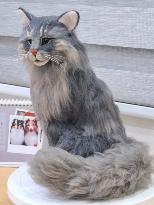 Needle Felted  Cat |Customer Pet Portrait - Image 10