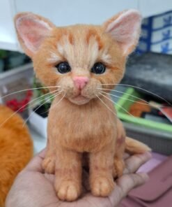 Cute Needle Felted Kitten /Ginger Kitten 10 WhatsApp Image 2026 01 17 at 23.33.02