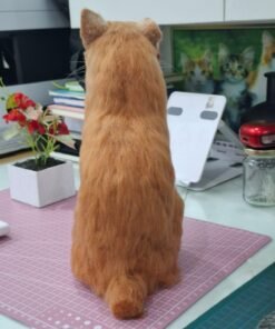 Needle Felted Ginger Cat |Customer Pet Portrait 14 WhatsApp Image 2026 01 31 at 00.16.49