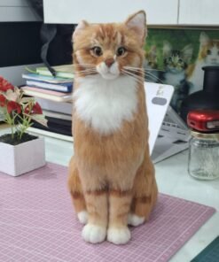 Needle Felted Ginger Cat |Customer Pet Portrait 17 WhatsApp Image 2026 01 31 at 00.17.04